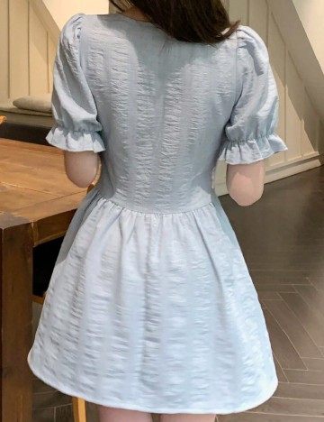 Rochie scurta Dazy, albastru