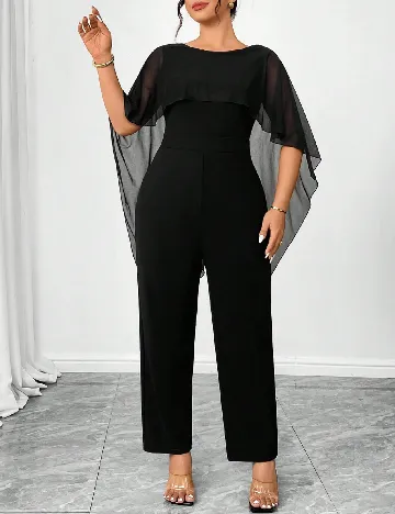 Salopeta SHEIN CURVE, negru