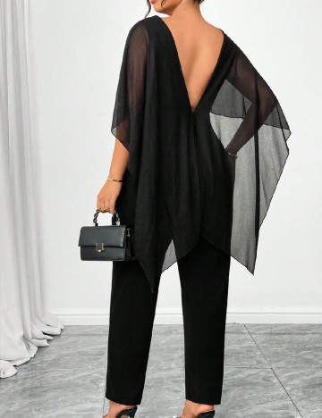Salopeta SHEIN CURVE, negru