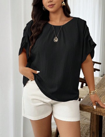 Bluza SHEIN CURVE, negru