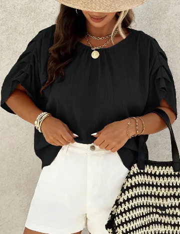 Bluza SHEIN CURVE, negru