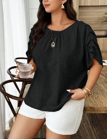 Bluza SHEIN CURVE, negru