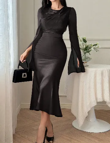 Rochie medie Dazy, negru