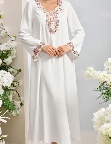 Rochie medie SHEIN, alb