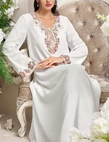 Rochie medie SHEIN, alb