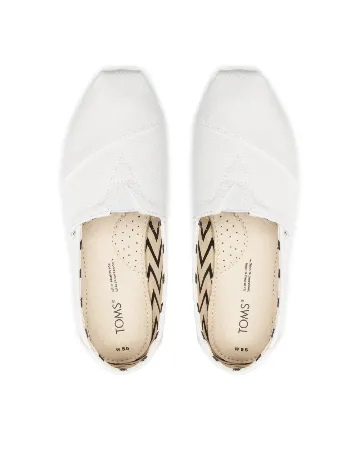 Espadrile TOMS, alb