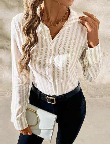 Body SHEIN, maro/alb