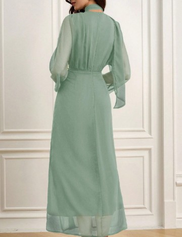 Rochie medie Aveloria, verde