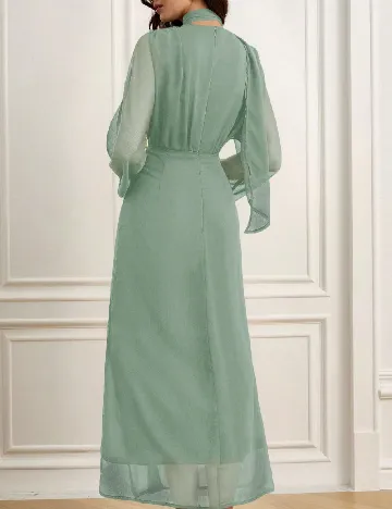 Rochie medie Aveloria, verde