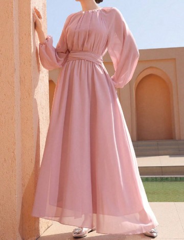 Rochie lunga SHEIN, roz