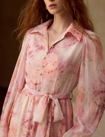 Rochie medie MOTF, roz