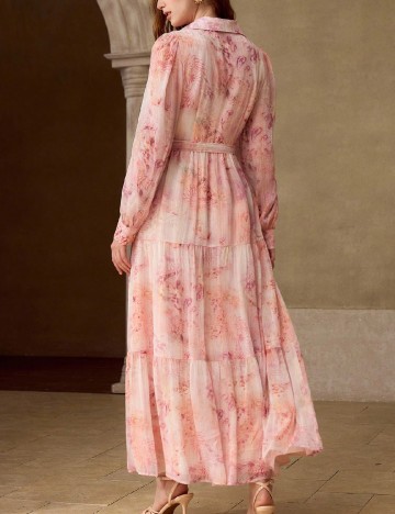 Rochie medie MOTF, roz