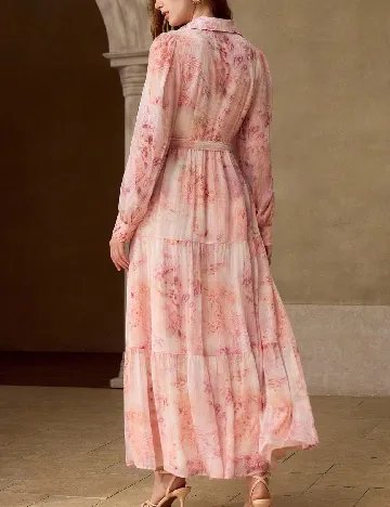 Rochie medie MOTF, roz