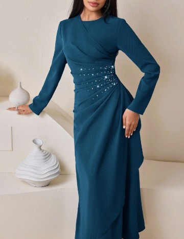 Rochie medie SHEIN, albastru