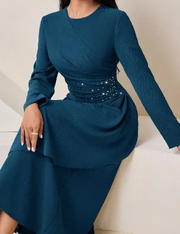 Rochie medie SHEIN, albastru