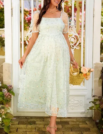 Rochie medie SHEIN, verde