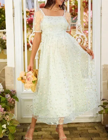 Rochie medie SHEIN, verde