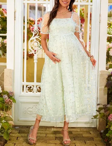 Rochie medie SHEIN, verde
