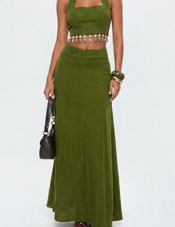 Fusta SHEIN, verde