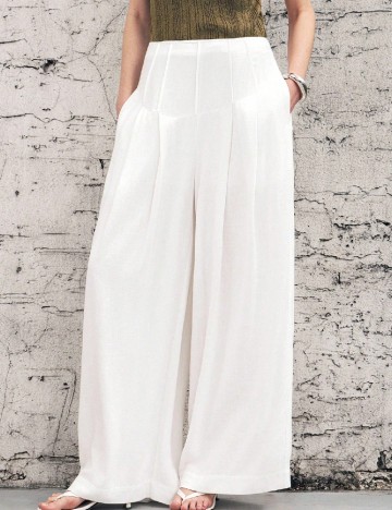 Pantaloni SHEIN, alb
