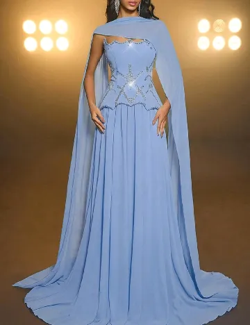 Rochie lunga SHEIN, albastru