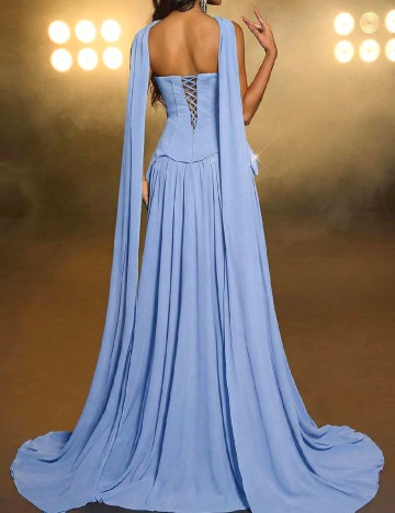 Rochie lunga SHEIN, albastru