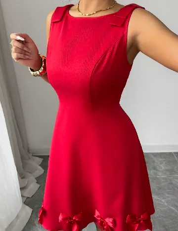 Rochie scurta SHEIN, rosu