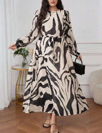 Rochie lunga SHEIN CURVE, crem