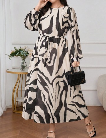 Rochie lunga SHEIN CURVE, crem