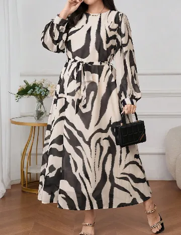 Rochie lunga SHEIN CURVE, crem
