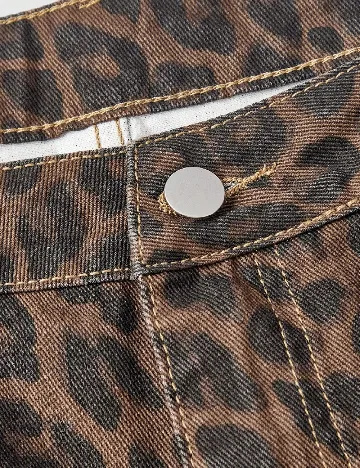 Fusta SHEIN CURVE, animal print