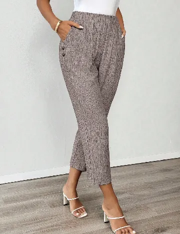 Pantaloni Emery Rose, maro