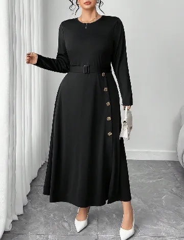 Rochie medie SHEIN CURVE, negru