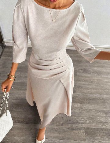 Rochie medie SHEIN, bej
