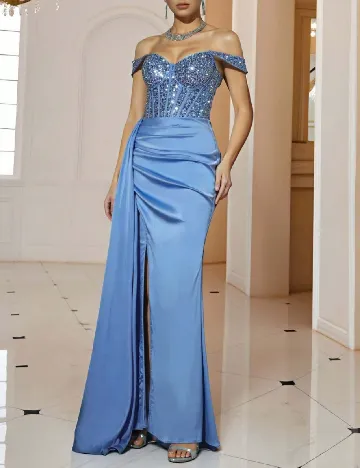 Rochie lunga SHEIN, albastru