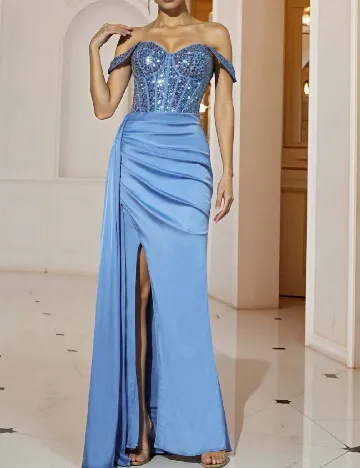 Rochie lunga SHEIN, albastru