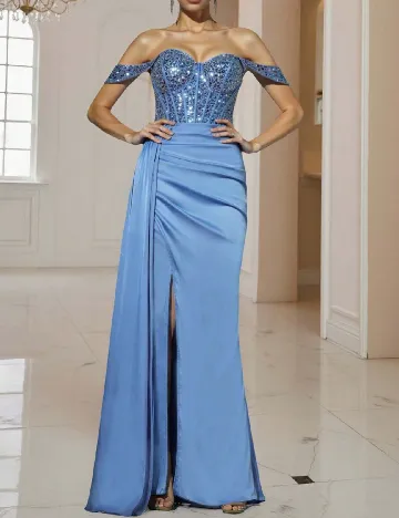 Rochie lunga SHEIN, albastru