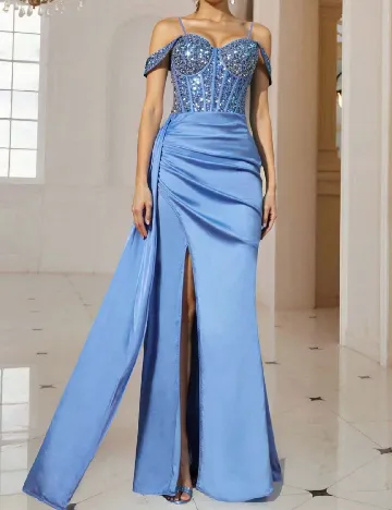 Rochie lunga SHEIN, albastru