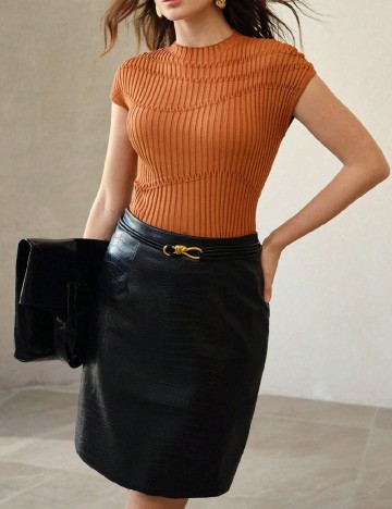 Bluza SHEIN, maro