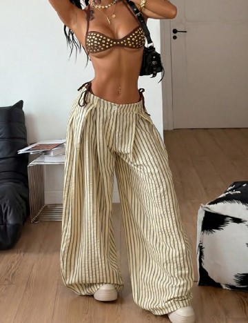 Pantaloni SHEIN, galben