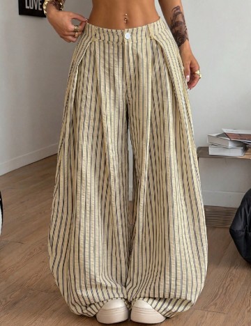 Pantaloni SHEIN, galben