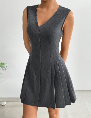 Rochie scurta SHEIN, gri