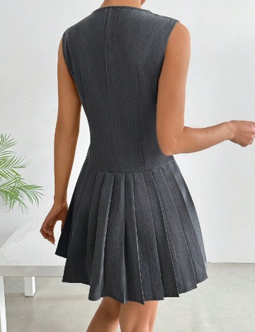 Rochie scurta SHEIN, gri