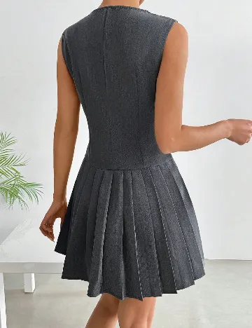 Rochie scurta SHEIN, gri