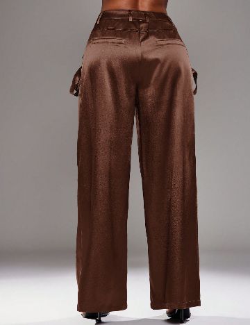Pantaloni SHEIN, maro