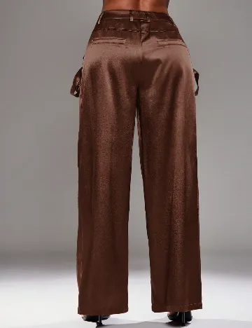 Pantaloni SHEIN, maro