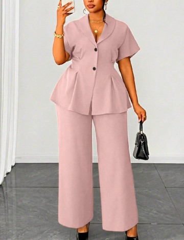 Compleu SHEIN CURVE, roz