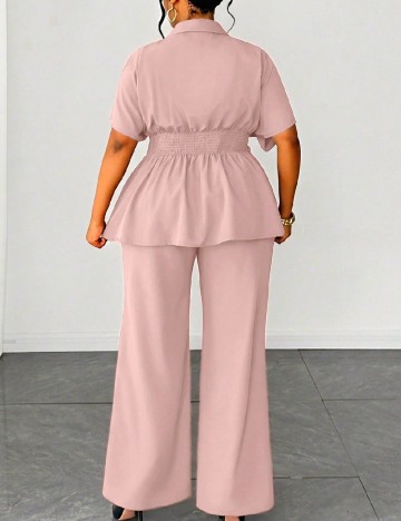 Compleu SHEIN CURVE, roz