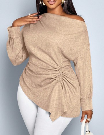 Bluza SHEIN CURVE, crem