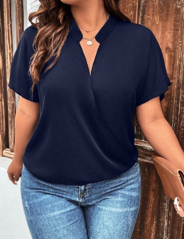 Bluza SHEIN CURVE, bleumarin